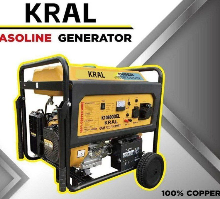 موتور برق بنزینی ۸ کیلووات کرال مدل K10800DEL