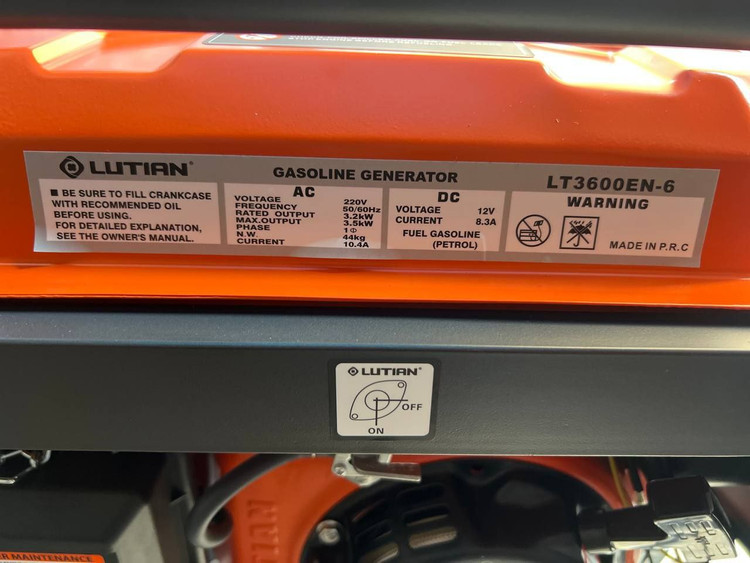 موتور برق ۳/۵ کیلو وات لوتیان مدل LUTIAN LT3600EN-6