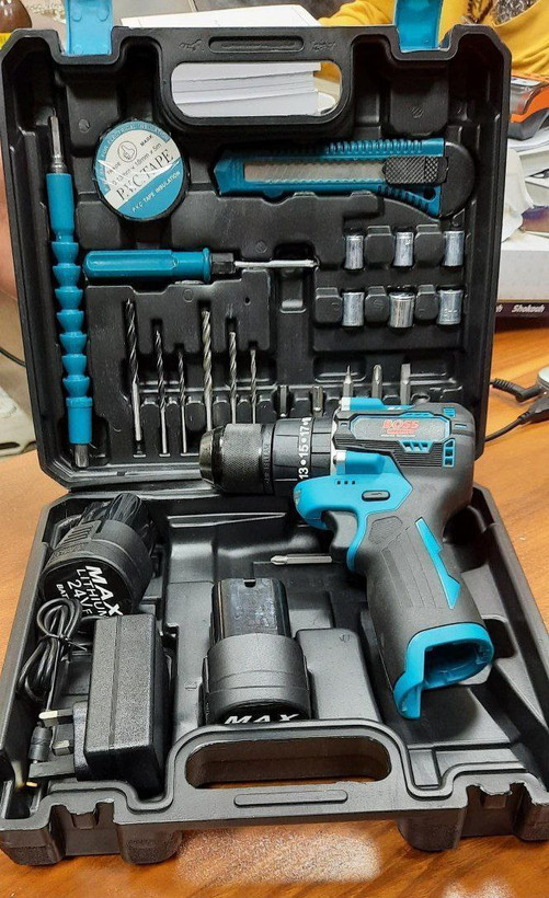 دریل شارژی چکشی براشلس باس مدل brushless- -24