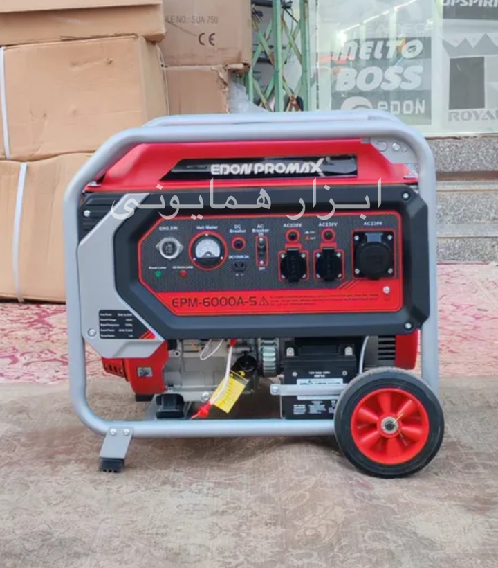 موتور برق بنزینی ۶ کیلووات ادون پرومکس مدل EPM-6000A-S