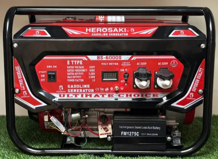 موتور برق بنزینی ۳/۵ کیلووات هیروساکی مدل HS-6000S