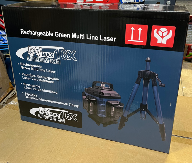 تراز لیزری شارژی ۴ بعدی طرح ماکیتا مدل M16X