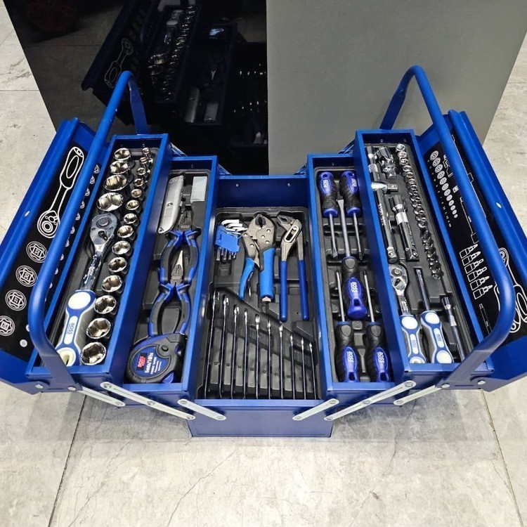 جعبه بکس و ابزار ۸۵ عددی صنعتی باس مدل Box-85N