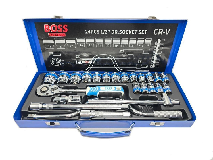 جعبه بکس ۲۴ عددی اصلی باس مدل BS-24pcs