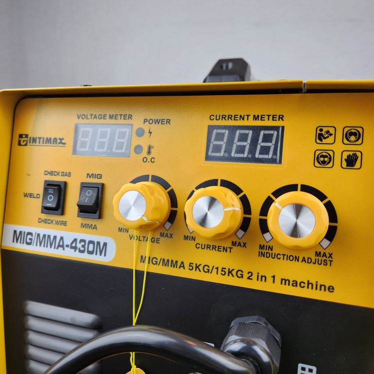 دستگاه جوشکاری Co2 و الکترود صنعتی اینتیمکس ۴٣٠ آمپر اینتیمکس مدل Mig/MMa-430
