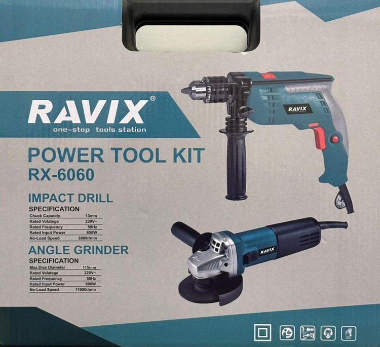 کیت دریل و مینی فرز راویکس مدل RX-6060