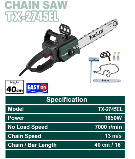 اره زنجیری برقی تولیکس مدل TX-2745EL