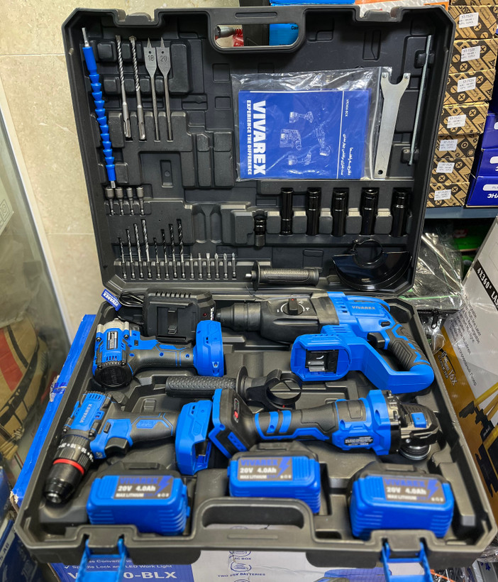 کیت شارژی ۴ عددی براشلس ویوارکس مدل VR2404BCK