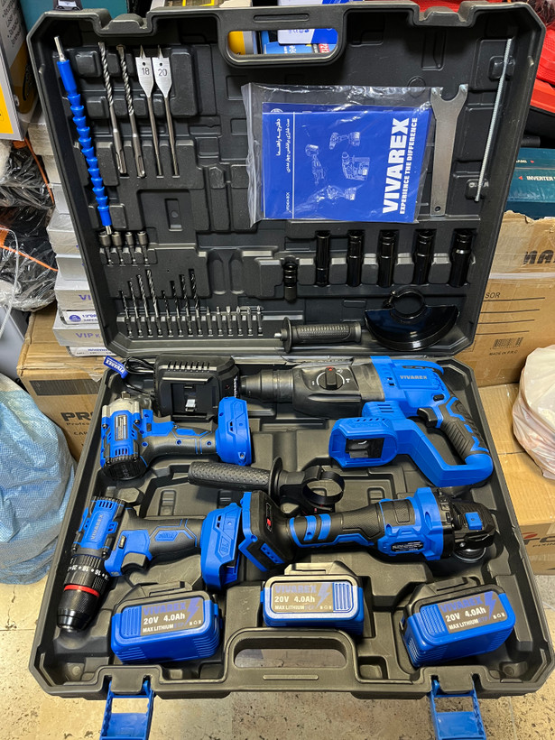 کیت شارژی ۴ عددی براشلس ویوارکس مدل VR2404BCK