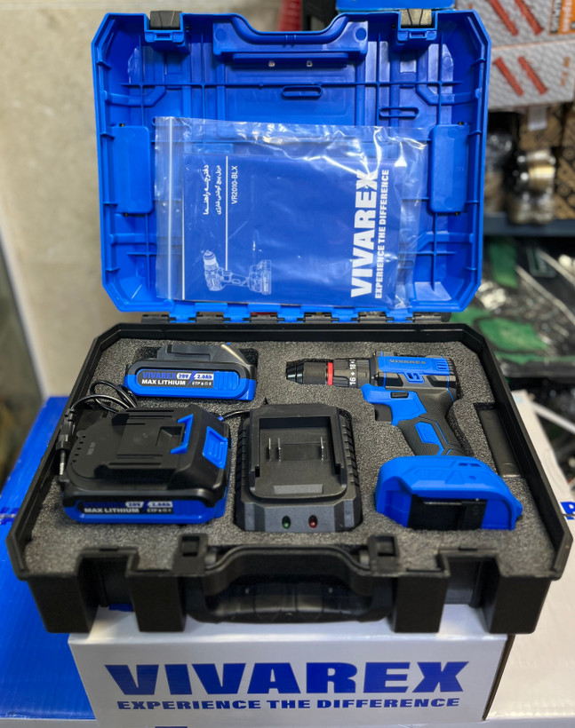 دریل پیچ گوشتی شارژی براشلس ویوارکس مدل VR2010-BLx