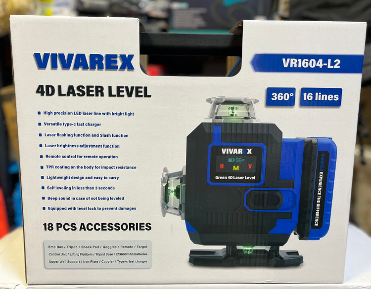 تراز لیزری ۴ بعدی ویوارکس مدل VR1604-L2