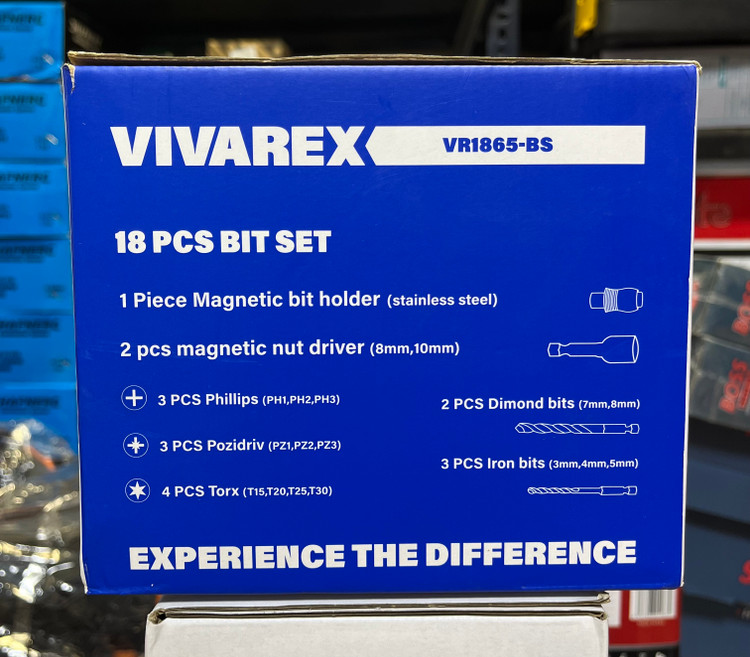 ست نوک پیچ گوشتی و مته ۱۸ عددی ویوارکس مدل VR1865-SD