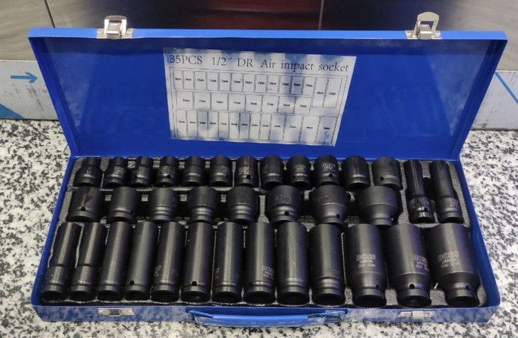 جعبه بکس ۳۵ عددی صنعتی فشار قوی باس مدل BS-35pcs