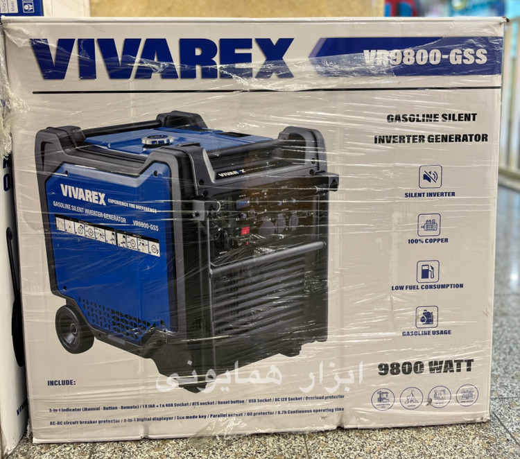 موتور برق اینورتر استارتی ۹۸۰۰ وات سایلنت ویوارکس مدل VR9800-GSS