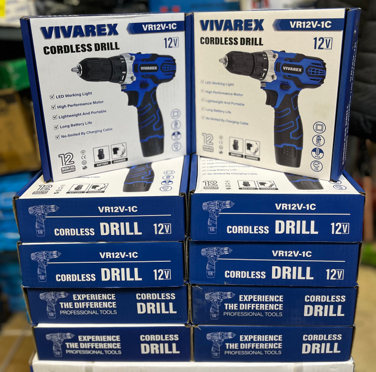 دریل پیچ گوشتی شارژی تک باطری ویوارکس مدل VR12V-1C