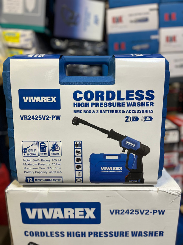 کارواش شارژی 20 ولت دو باتری ویوارکس VR2425V2-PW