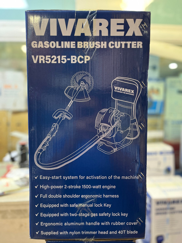 علف زن بنزینی کوله ای ویوارکس مدل VR5215-BCP