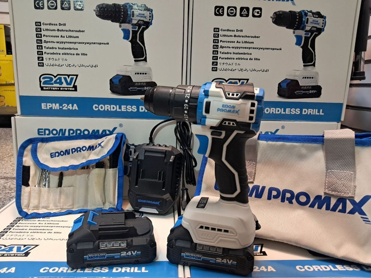 دریل پیچ گوشتی شارژی ۲۴ ولت ادون پرومکس مدل 24V