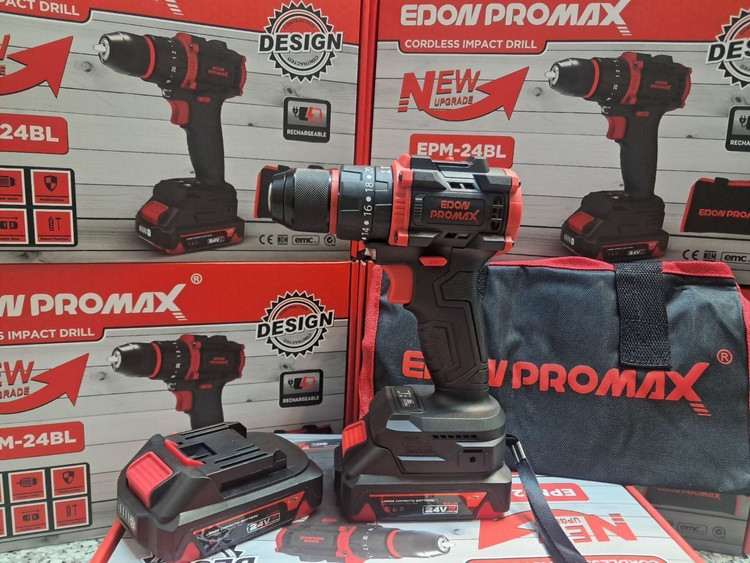 دریل پیچ گوشتی شارژی چکشی ادون پرومکس مدل EPM-24BL
