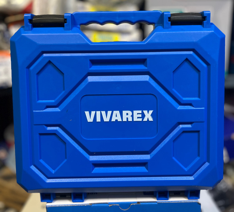 دریل شارژی چکشی دو باطری موتور براشلس ۱۶/۸ ولت ویوارکس مدل VR1610V-21BL