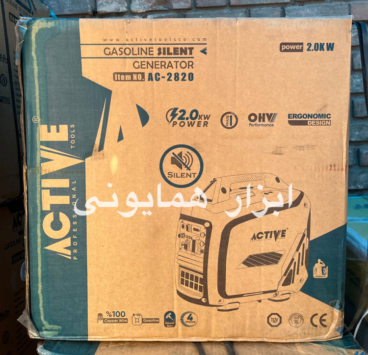 موتور برق بنزینی ۲ کیلووات اینورتر سایلنت اکتیو مدل AC-2820