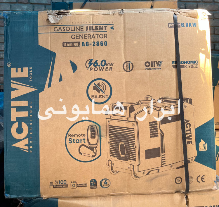 موتور برق بنزینی ۶ کیلووات اینورتر سایلنت اکتیو مدل AC-2860