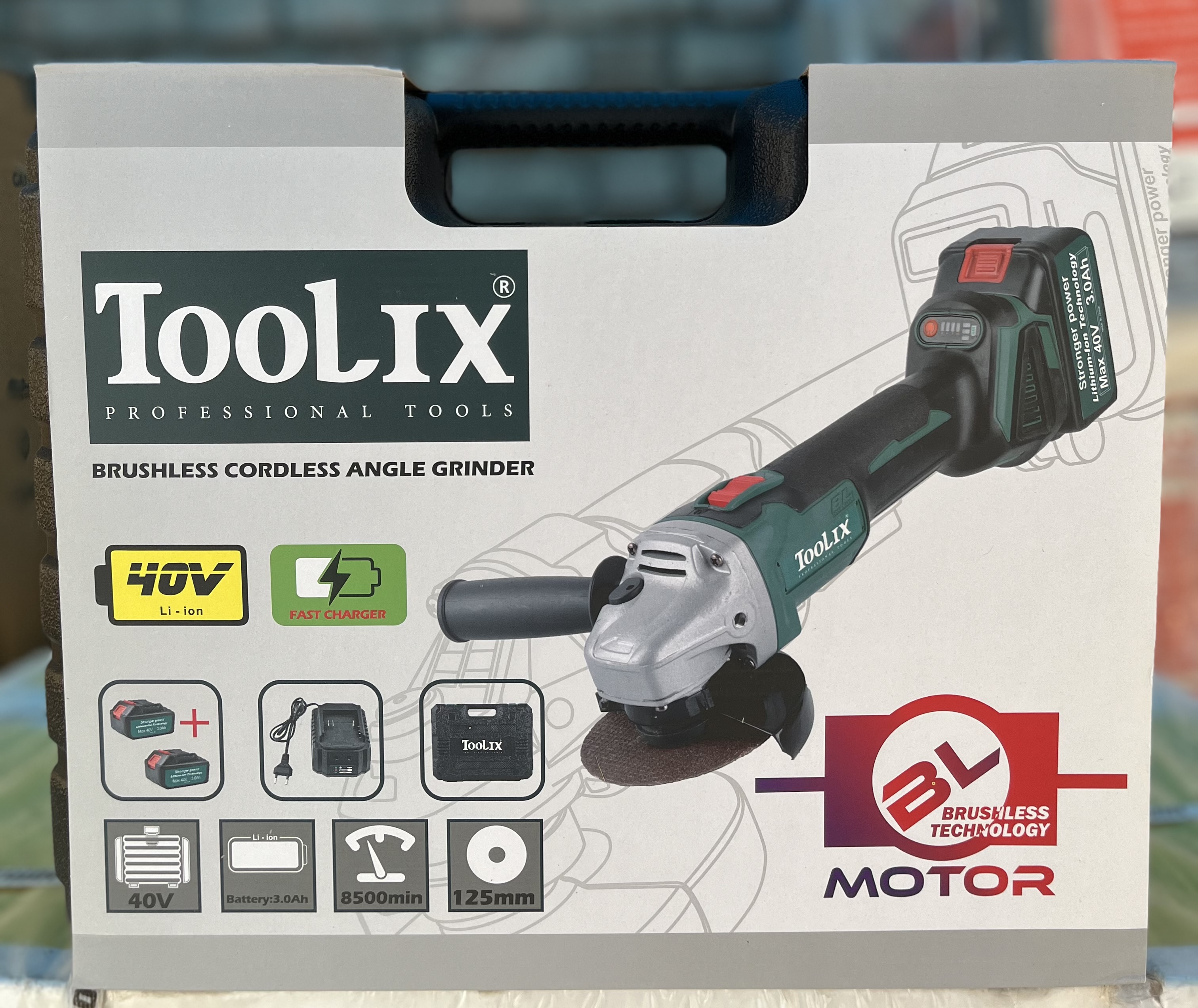 مینی فرز شارژی براشلس تولیکس مدل TX-2040BR