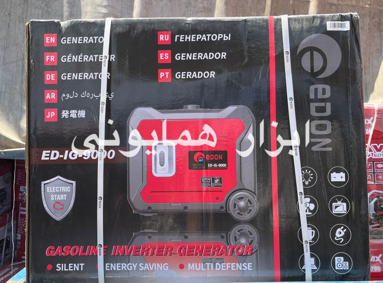 موتور برق بنزینی ۸ کیلووات سایلنت ریموت دار ادون مدل ED-IG-9000