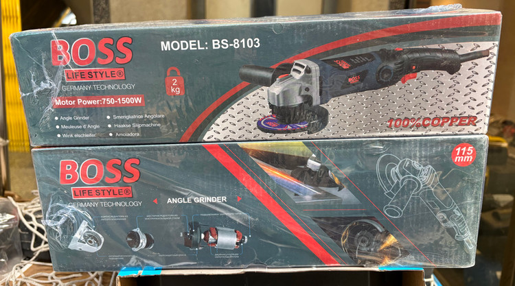 مینی فرز دسته بلند دیمردار باس مدل BS-8103