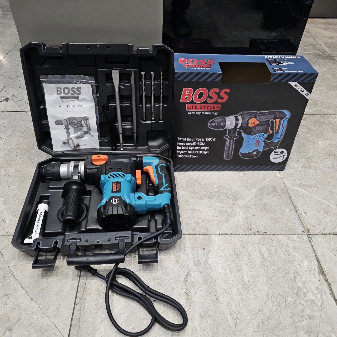 دریل بتن کن سه کاره ۷ کیلویی باس مدل BS-32A