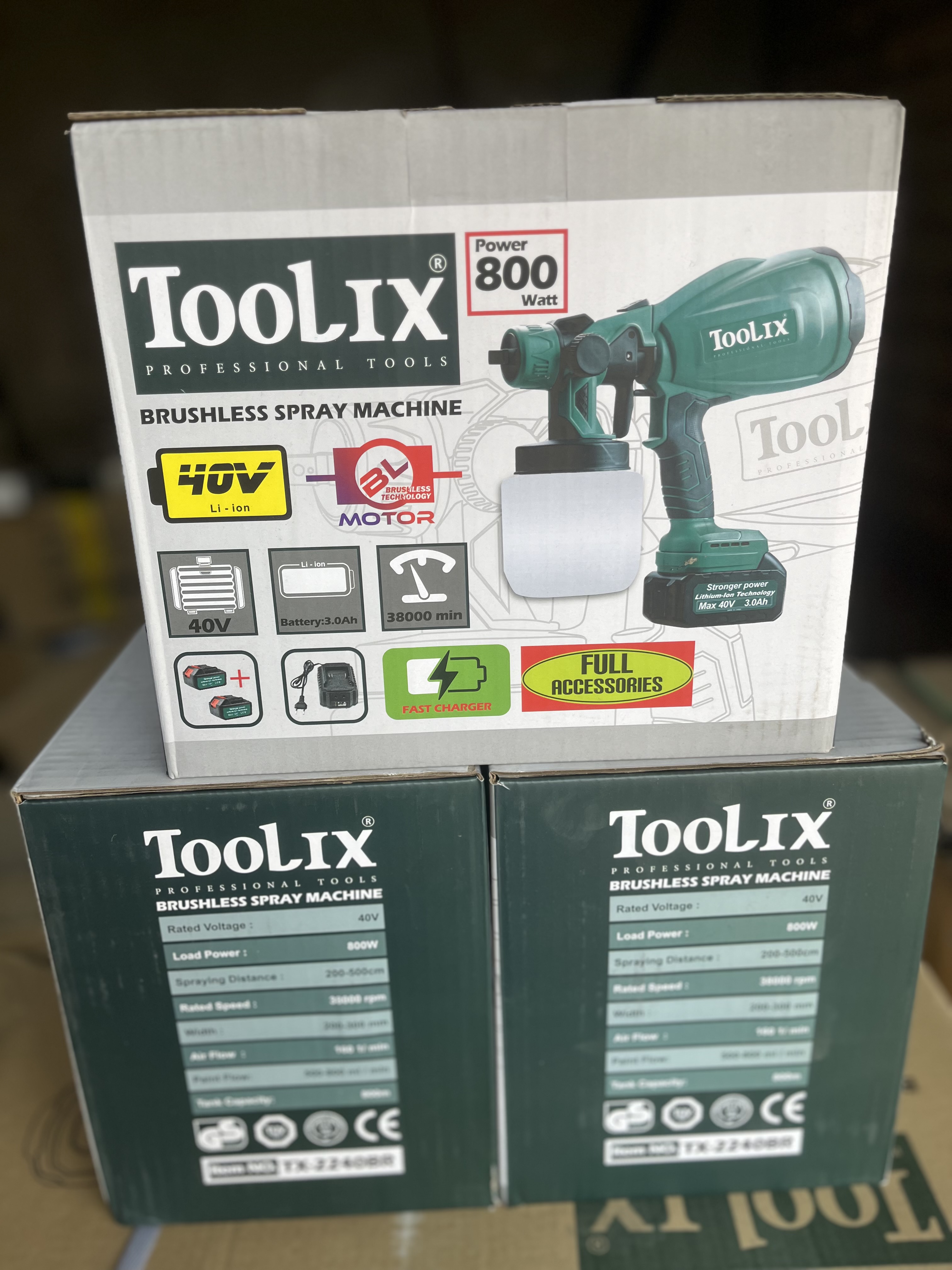 پیستوله شارژی دو باطری تولیکس مدل TX-2240BR