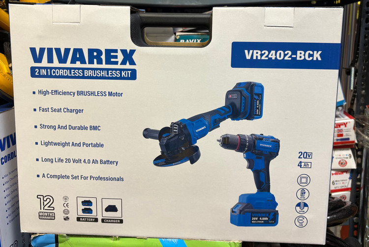 کیت شارژی ۲ عددی براشلس ویوارکس مدل VR2402-BCK