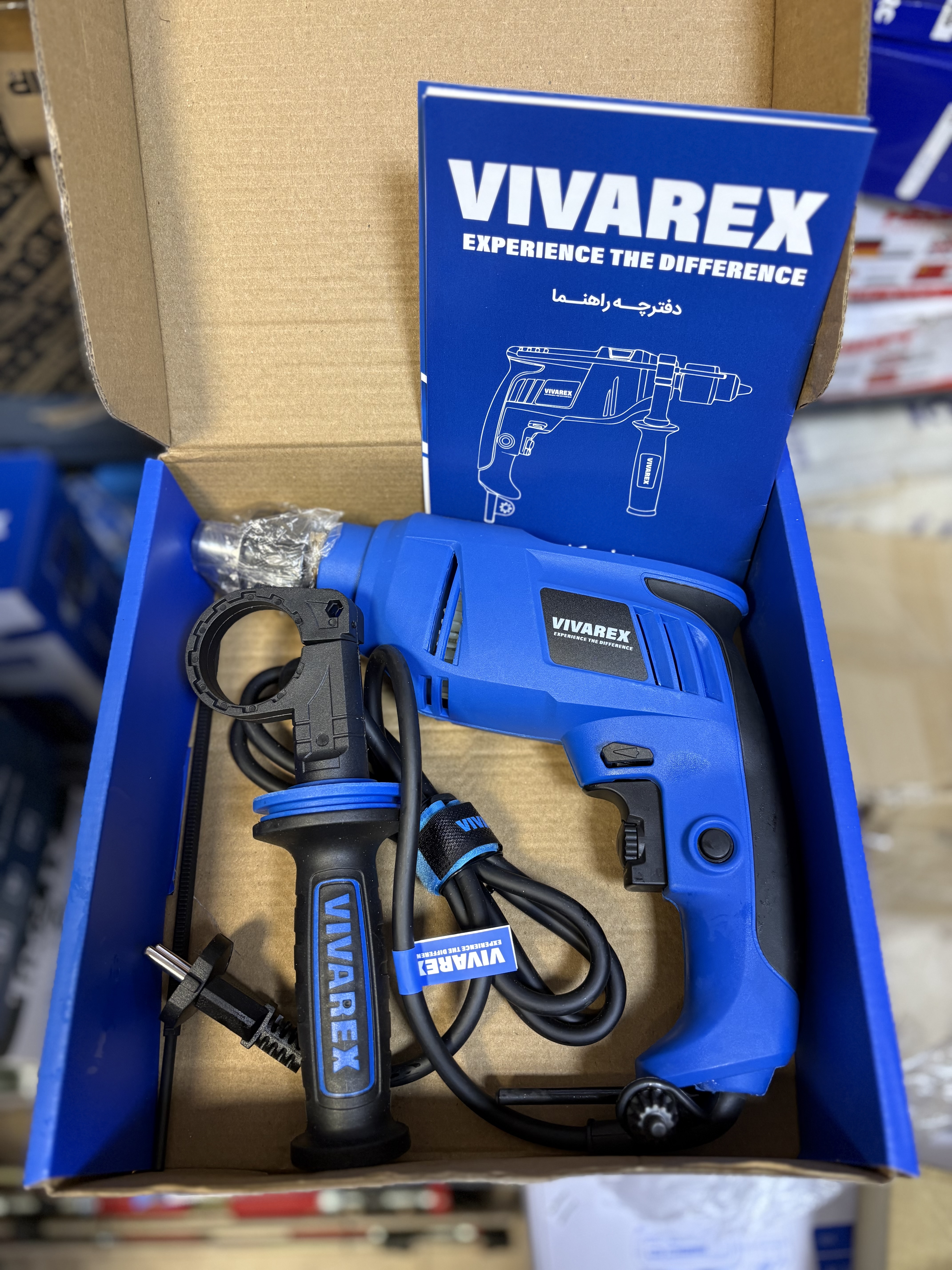 دریل چکشی ۶۵۰ وات ویوارکس مدل VR6513-ID
